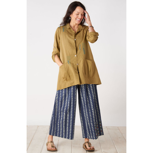 Nishi Wide-Leg Pant - Tranquil blue Nishi Wide-Leg Pant - Tranquil blue