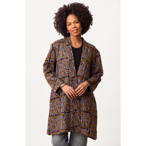 Shimoga Quilted Swing Jacket - Black/Multi Shimoga Quilted Swing Jacket - Black/Multi