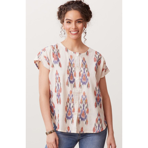 Savya Top - Natural/Multi Savya Top - Natural/Multi