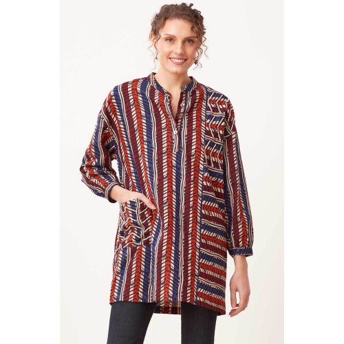 Kimaya Shirt - Sunstone/Multi Kimaya Shirt - Sunstone/Multi
