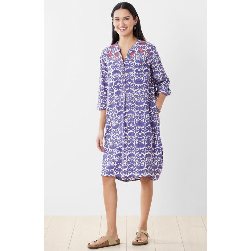 Parineet Long-Sleeve Shirt/Dress - Mystic purple Parineet Long-Sleeve Shirt/Dress - Mystic purple